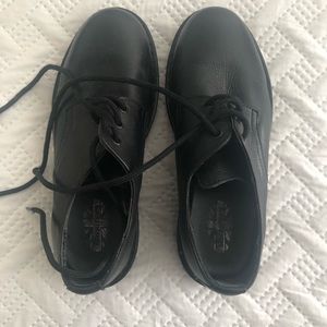 vintage black leather dress shoes, bought in italy